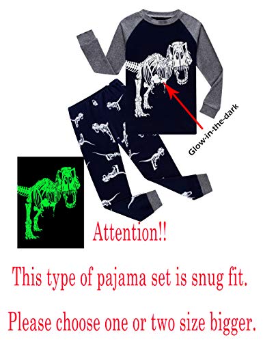 Image of Family Feeling Little Boys Pajamas Sets 100% Cotton Long sleeve Pjs