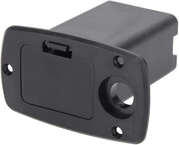 Black Active Bass Guitar Pickup, 9V Battery Case Holder Box, Battery Compartment for Electric Guitar, Bass Guitar Parts Accessories