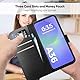 Peakally Handyhülle für Samsung Galaxy A36 5G Hülle [Mit 1 Stück Panzer Schutz Glas] [Premium PU Leder] [RFID-Blockierung] [Kartenfach] Klapphülle kompatibel mit Galaxy A36 5G / A36 4G - Schwarz