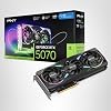 PNY NVIDIA GeForce RTX™ 5070 Epic-X™ ARGB OC Triple Fan, Tarjeta gráfica (12GB GDDR7, 192 bits, Velocidad de impulso: 2685 MHz, SFF-Ready, PCIe® 5.0, HDMI®/DP 2.1, ranura de 2.4, arquitectura NVIDIA