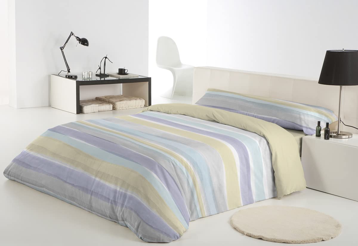 Juego DE Funda NÓRDICA Estampada 3/Piezas Modelo: Enfield, Color: 03, Medida: Cama DE 90X200cm.