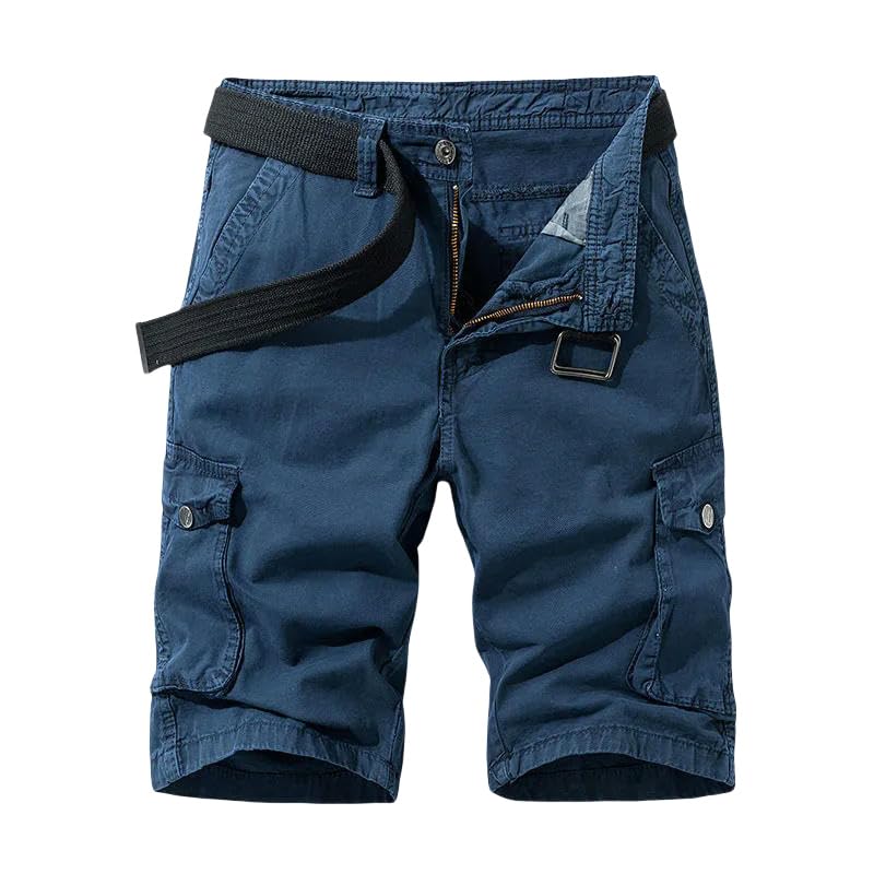 Short cargo militaire multi-poches en coton pour une organisation optimale