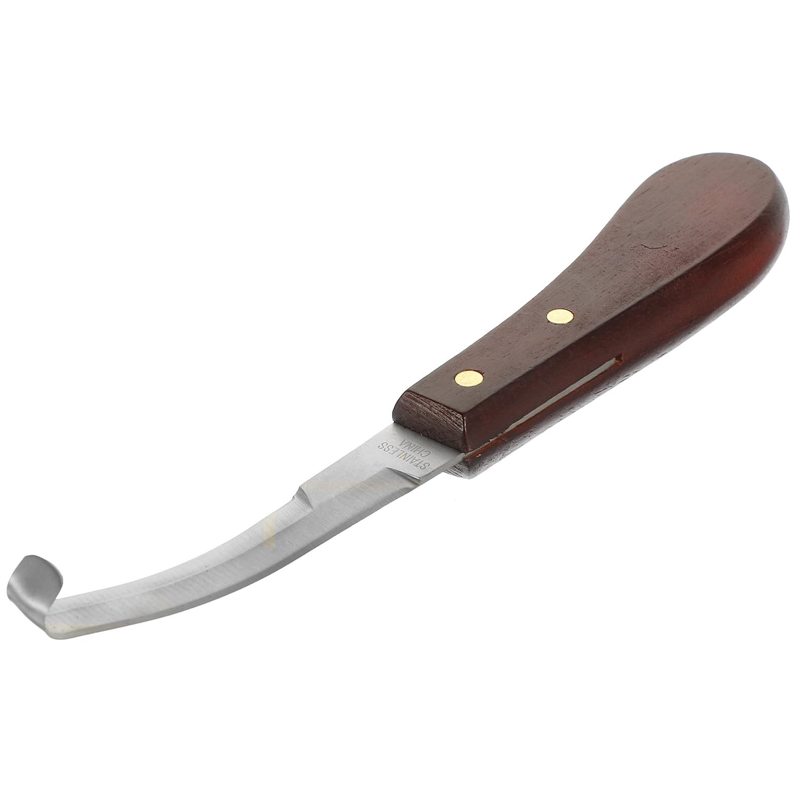 Cuchillo Reutilizable para Pezuñas de Ganado, Cortador Profesional de Doble Filo en Acero Inoxidable, Herramienta para Herrar Caballos en Pastos y Establos