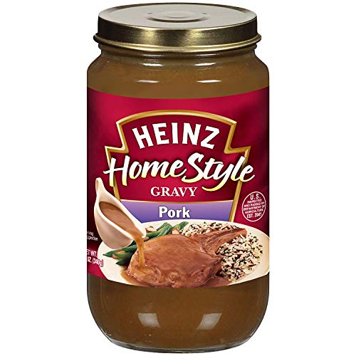 Heinz Homestyle Pork Gravy (12 oz Jars, Pack of 12)