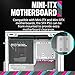 Cooler Master NR200P White SFF Small Form Factor Mini-ITX Case, Tempered Glass or Vented Panel, Vertical Mounting GPU, PCI Riser Cable, Triple-Slot GPU, Tool-Free (MCB-NR200P-WGNN-S00)