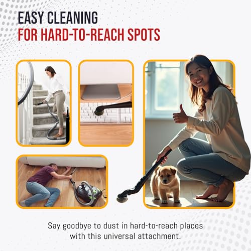 Image of MP Maresh Products Household Cleaning Vacuum Brush Attachment - Horse Hair Vacuum Cleaner Accessories, Soft, Dust Floor Brush, Compatible with Shop Vac 1-1 /4 inch Vacuum Cleaners for Hard Surfaces - Black