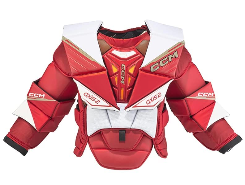 CCMAXIS 2 Goalie Chest Armour Senior Coloured Size XL Colour Red