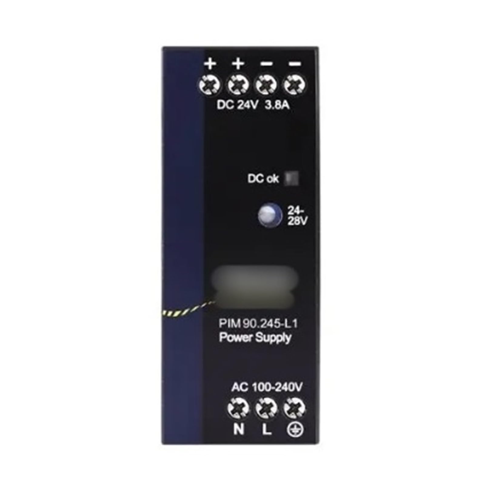 Alimentation sur Rail DIN PIM90.245-L1 monophasée 24 V 3,8 A