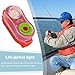 PIUpiuLIANG 2Pcs Life Jacket Light, Red & Green Water Activated Life Jacket Light, Battery Powered White LED Vest for Boating, Kayaking, Emergency
