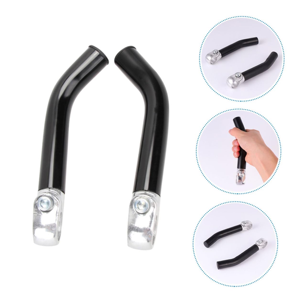 Happyyami 4pièces Poignées pour Vélos Extrémités De Guidon Antidérapantes Accessoires De Cyclisme Confort Amélioré pour Mountain Bike Et Route