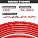 HNYYZL 6PCS Red Silicone Vacuum Hose Kit - 1/8