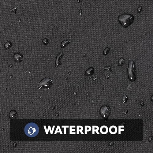 Zanfqvo Große Kochschürze Wasserdicht Schürze, 2 Stück Schwarze Schürze, Verstellbare Grillschürze mit 2 Taschen, Küchenschürze für für Köche BBQ Malerei Backen Kochen