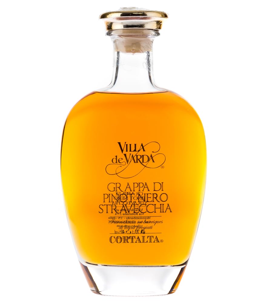 Villa de Varda Grappa Pinot Nero Straveechia Cortalta 0,7 Liter 40% Vol.
