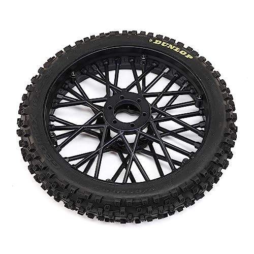 Image of Losi Dunlop MX53 Front Tire Mounted Black PM-MX LOS46004 RC Tire