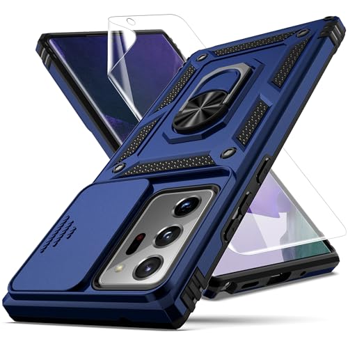 Coque Note 20 Ultra bleu antichoc avec protection écran HD intégrée