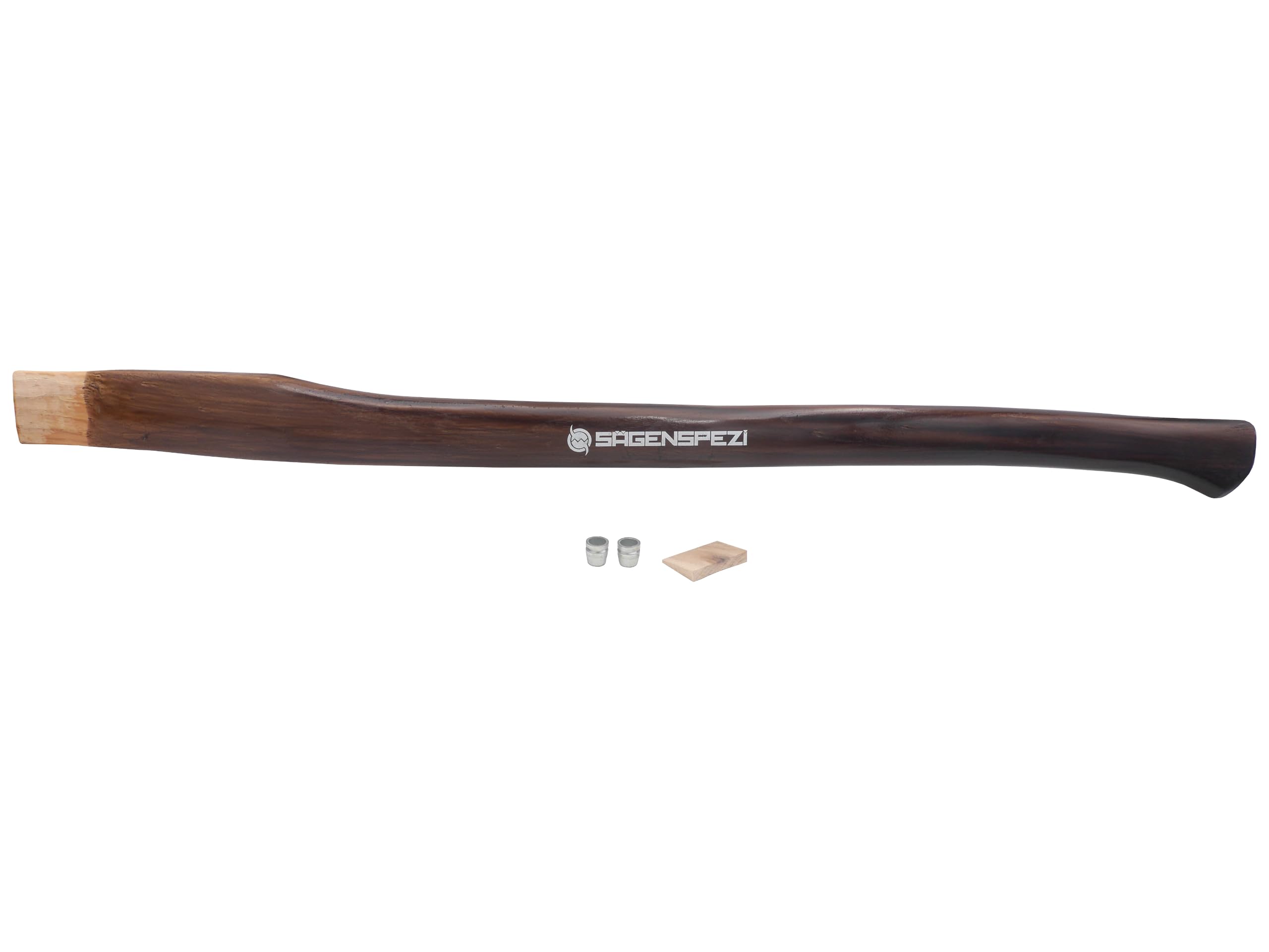 Sägenspezi - Manico di ricambio per ascia da spaccalegna in legno di noce americano, 70 cm, 1600 g, dimensione testa del manico 27 x 62,5 mm