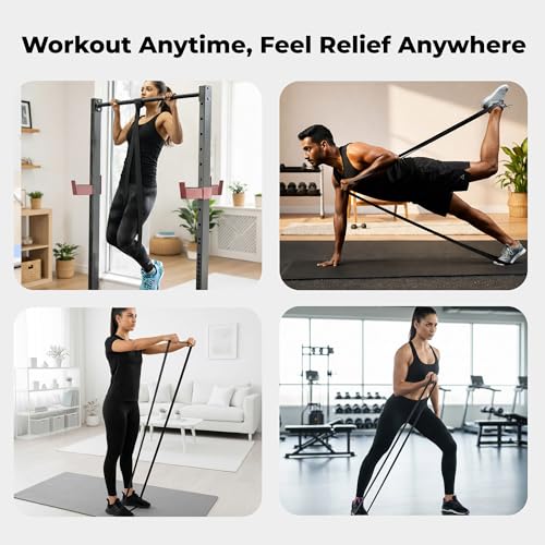 Image of Resistance Band Set of 1(Medium) Pull Up Bands for Men & Women, Exercise Bands for Strength Training, Home Workout, Gym Fitness, Stretching, Mobility, Yoga, Crossfit & Physical Therapy