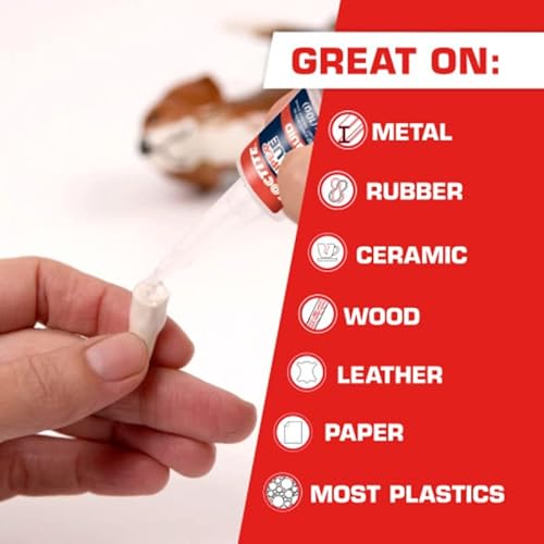 image for Loctite Super Glue Liquid Longneck Bottle, 0.35 Oz, 2, Bottle, Clear, 