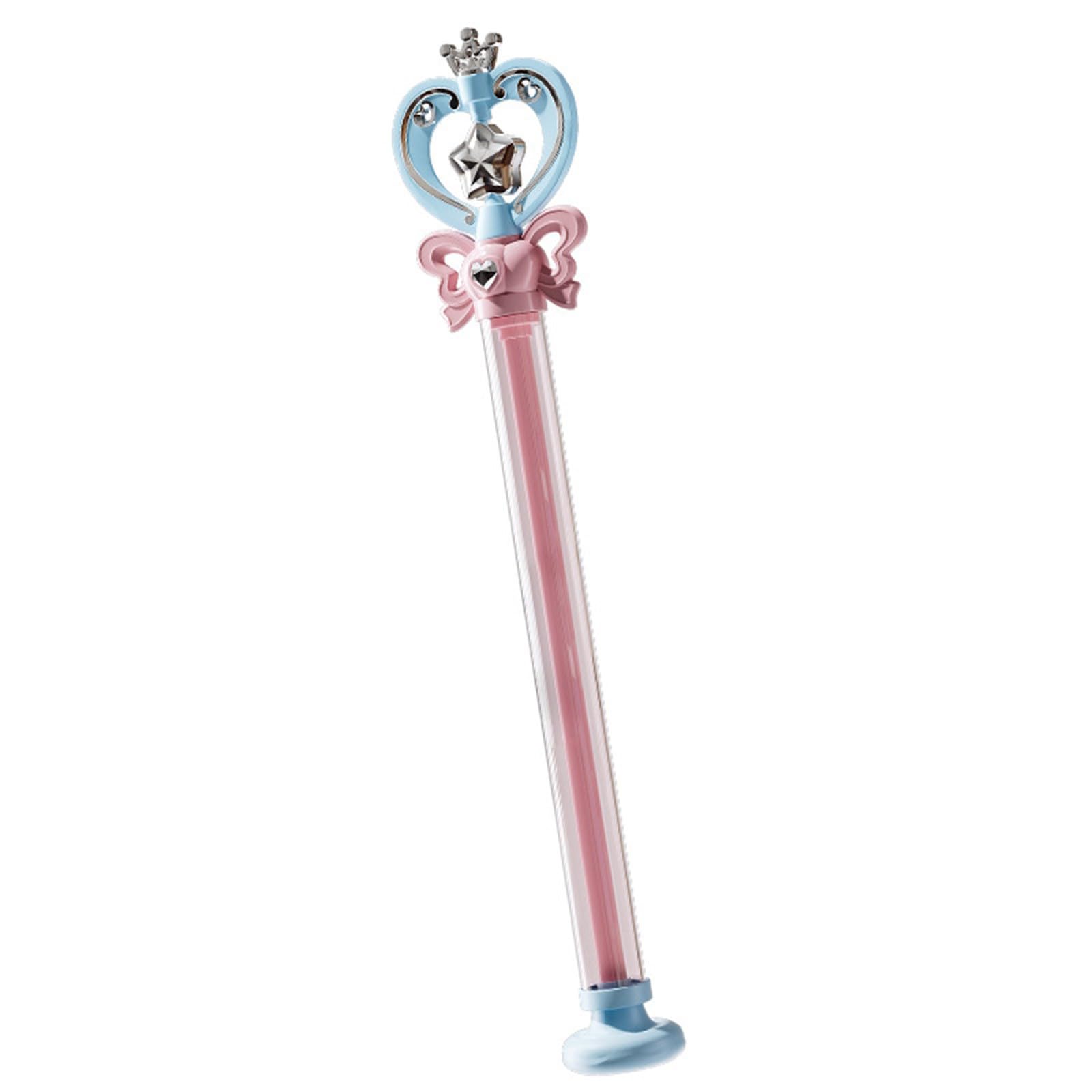 Fairy Wand Water Soaker, Manual Pull-Out Spiral Spray Magic Water Gun, Summer Water Play Toy For Swimming Pool Beach Backyard Garden Party, Cute Fairy Style Outdoor Water Fighting Gift (Pink)