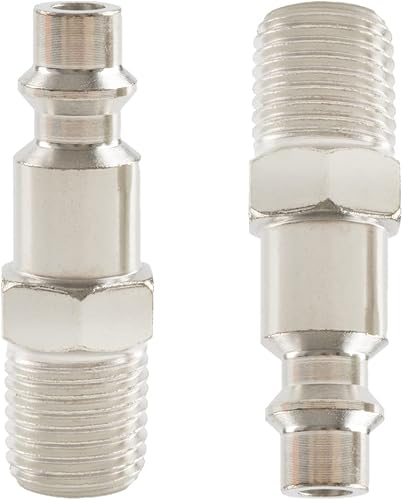 Miniatura 3 de 10 accesorios de manguera de aire, enchufe de acoplador de aire macho NPT de 14 pulgadas, kit de enchufe de aire, conector neumático rápido,