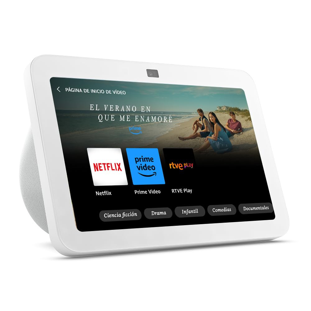 Echo Show 8 (3rd Generation, 2023 Model) | Smart HD Touchscreen with Spatial Audio, Smart Home Controller and Alexa | White Reducing CO2