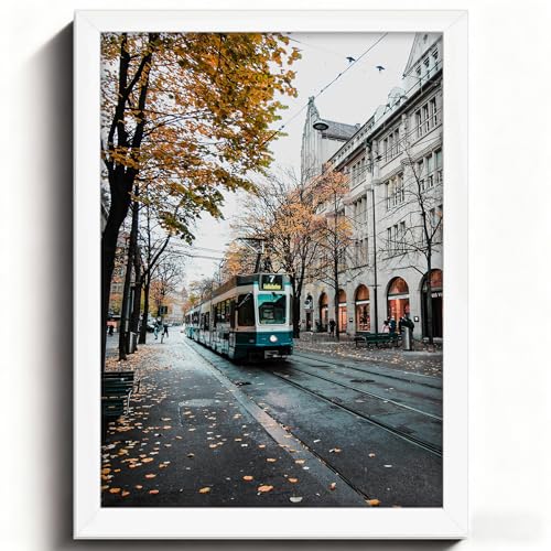 A4 Picture Frame Wooden Photo Frame Versatile Black Frame with Safe Perspex Front & Wall Hanging Hooks - For Display Landscape or Portrait Orientation Wall-Mount & Desk Stand
