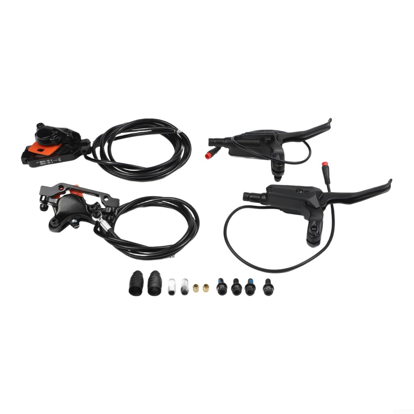 Conjunto de freno de disco hidráulico con sensor para bicicletas eléctricas Nutt y scooters, pieza de repuesto, sistema de control de seguridad mejorado de 180 mm de longitud