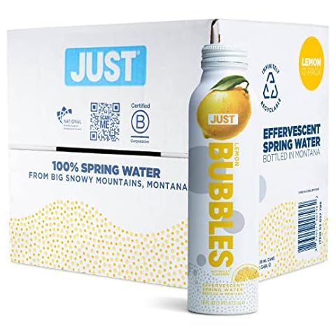 JUST Bubbles Lemon Sparkling Water Cover