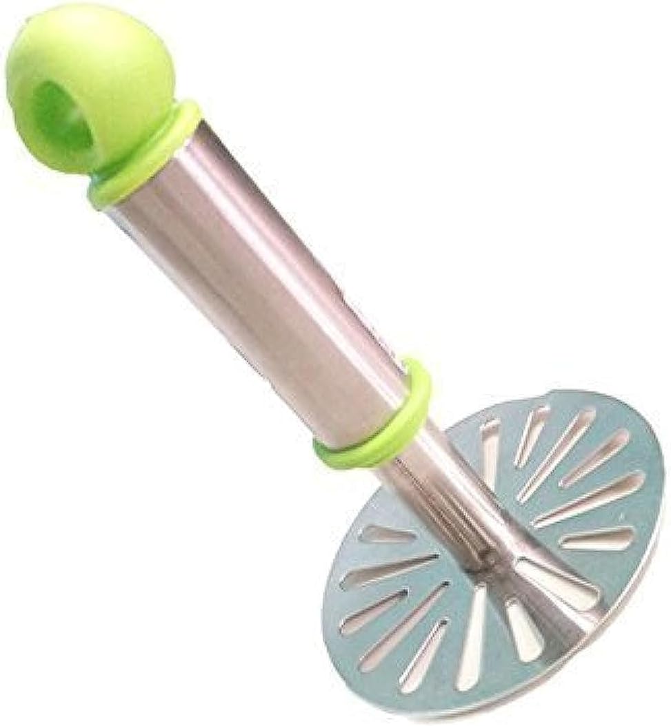 Stainless Steel Potato Vegetable Pav Bhaji Masher, Multicolour