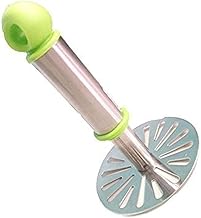Tosmy Stainless Steel Potato Vegetable Pav Bhaji Masher, Multicolour Price in India