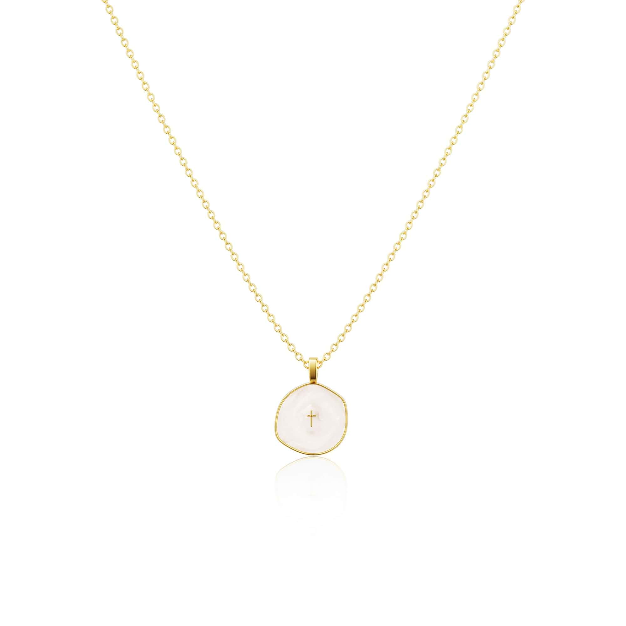 Robaice Cross Necklace for Women, Dainty 14K Gold Plated Cross Necklace Simple Cute Gold Cross Charm Necklaces for Women, Christian Baptism Religious Faith Jewelry Gifts