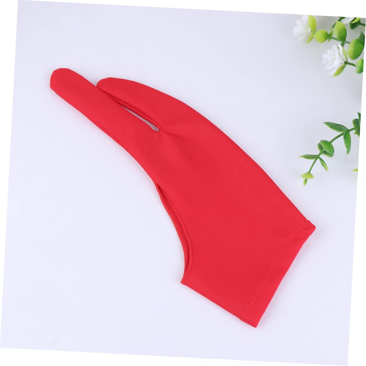 BEBEMOKO Curling Wand Glove 2 Pcs Artist Two Finger Glove for Sketch Comfortable and Breathable