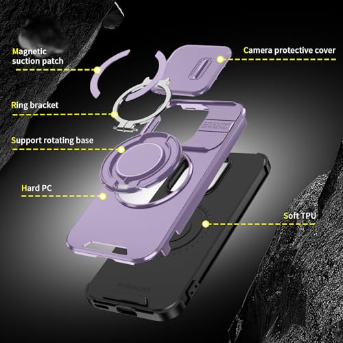 Coque Honor 90 silicone violette fine avec support astronaute antichoc