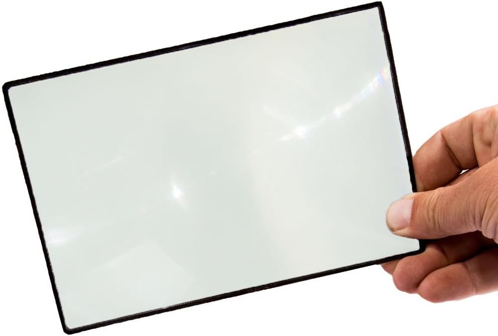 Premium 7" Page Magnifier Fresnel Lens For Reading