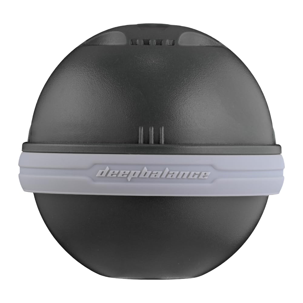 Sonar Fish Finder Détecteur de poissons portable et détecteur de profondeur pour kayaks, bateaux et pêche sur glace | avec application conviviale gratuite