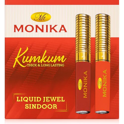 Image of Liquid Jewel Sindhoor Combo Pack (10ml & 9ml) - 1 Red & 1 Maroon | Long-Lasting, Smudge-Proof, Quick-Dry Kumkum | Bridal & Daily | Combo Offer