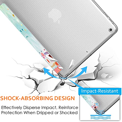 Image of DuraSafe Cases for iPad 7th Gen 10.2 inch 2019 TPU Cover A2197 A2200 A2198 MW762HN /A MW742HN /A MW752HN /A MW792HN /A MW772HN /A MW782HN /A MW6W2HN /A MW6X2HN /A MW722HN /A MW702HN /A MW712HN /A Anime Deer Print