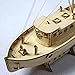 HAPYLY Scale DIY Hobby Wooden Ship Science Equipmen Assembly Model Boat Kits Sailing Boat Kit Decor Toy Gift (1:30)