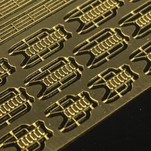 Catálogo para Comprar On-line Materiales para grabado y litografía - 5 favoritos. 49 Barandilla detallada de PE a escala 1/700 y barandilla de escalera para buques de guerra hecha de cobre material grabado fotográfico CYPE005