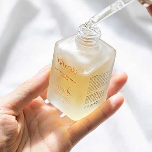 Miniatura 5 de Mayraki Suero intenso para el crecimiento del cabello, con péptido de cobre GHK-Cu, bloqueador DHT, estimula el crecimiento del cabello, (1.5fl