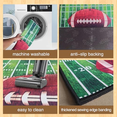 Tapete de fútbol 5'x6' para dormitorio infantil miniatura 5