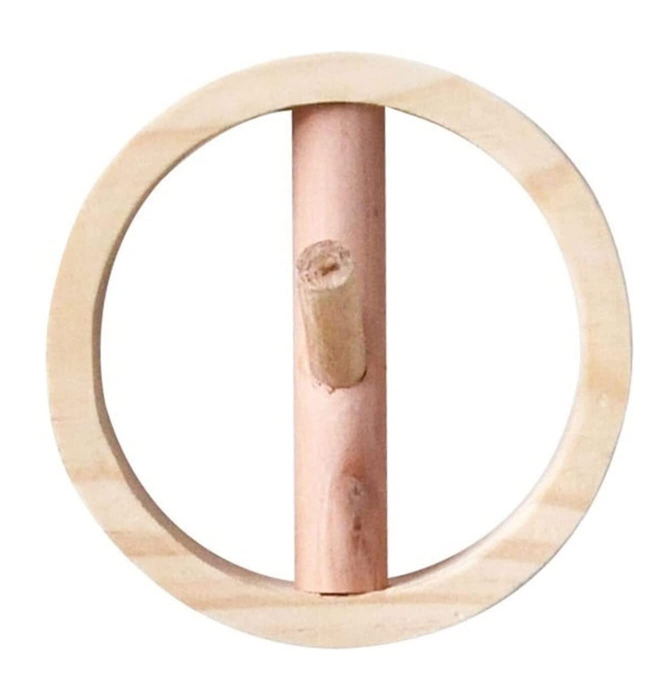 Azhkjkzh One Color Coats Hooks Wall Mounted Round Wooden Coat Hooks Wall Mounted Rack, Hook Rails Entrance Clothes Hanger Clothes Towel(4.7In)