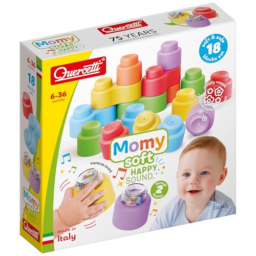 DETTAGLI: i giochi Momy Soft di Quercetti sono prodotti in Italia, lavabili e ideati per durare nel tempo