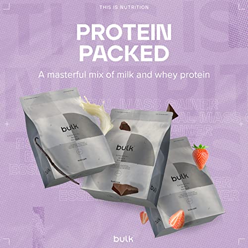 Bulk Essential Mass Gainer, Protein Shake for Weight Gain, Vanilla, 2.5 kg - Image 4