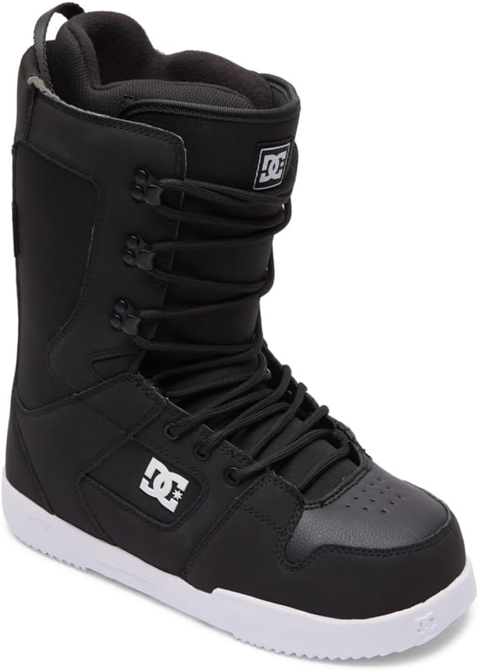 DC Phase Men's Snowboard Boots - Black/White, 10
