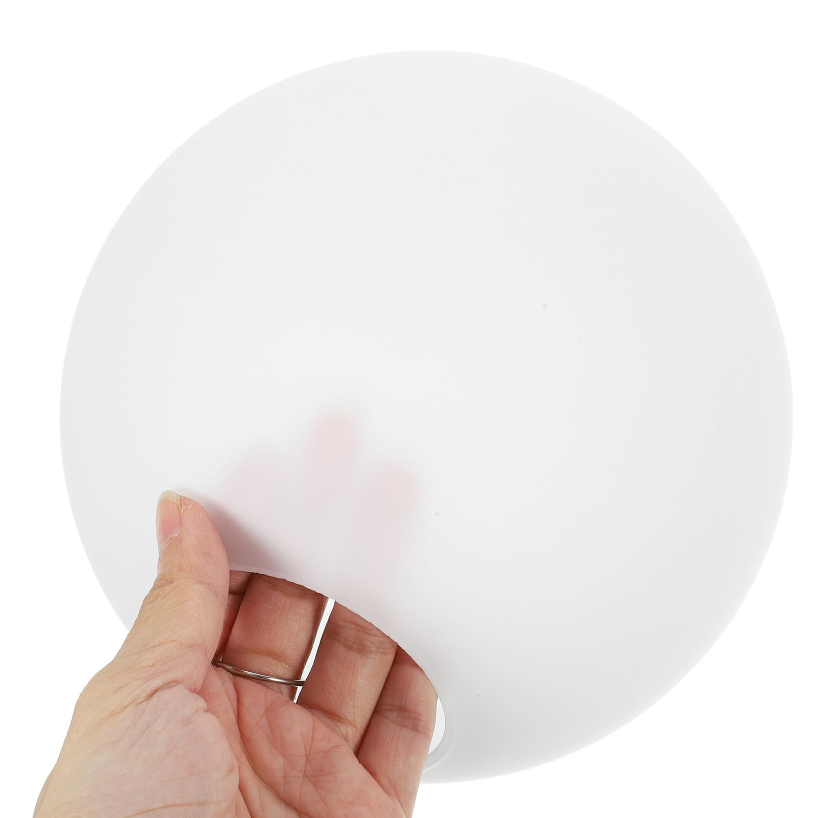 Pantalla de lámpara de vidrio esmerilado, cubierta para lámpara de techo esférica white, accesorio para candelabro colgante, fácil de instalar y retirar para sala de estar