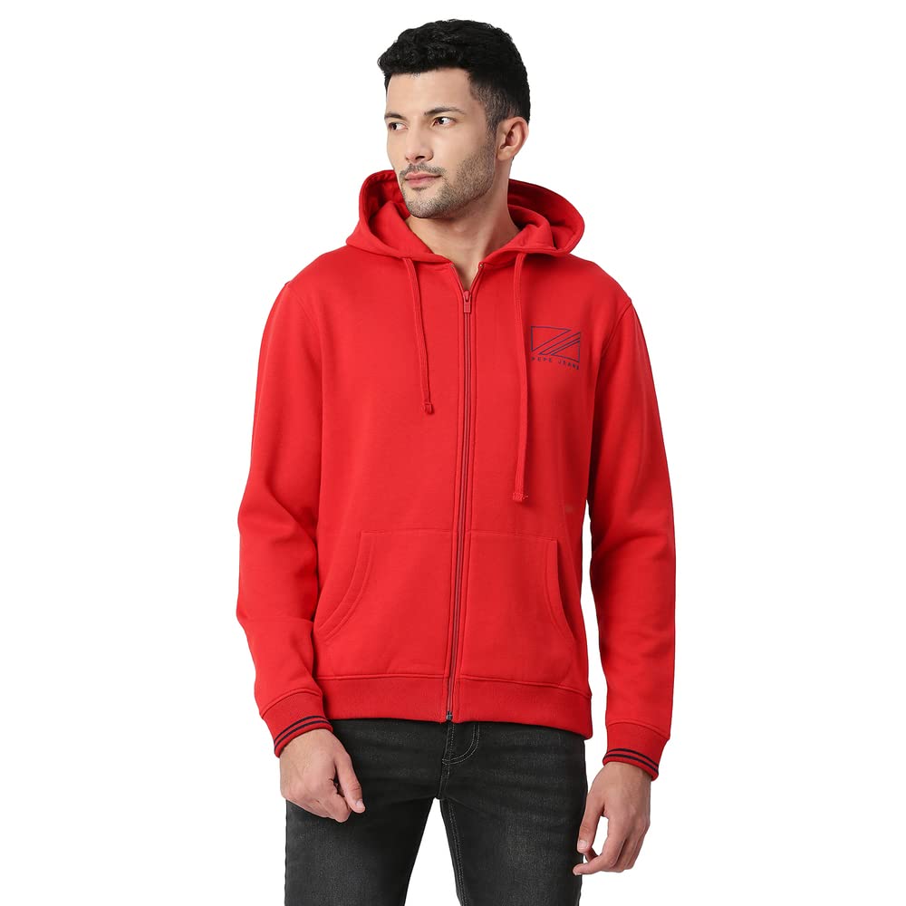pepe jeans Men's Cotton Blend High Neck Sweatshirt-picture-27