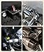bylikeho 2PCS Motorcycle Turn Signals Brackets,Rear Turn Signal Brackets,Car Accessories Motorcycle Indicator Brackets,Metal Vehicle Rear Indicator Light Location Holder (Black/Straight)