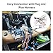 ViaBecs 16PIN Car Radio Wiring Harness for Toyota Corolla RAV4 Camry 4Runner Tundra Highlander 2014-2018, Aftermarket Stereo Wire Harness with CANBUS Adapter Support JBL, Backup Camera, SWC
