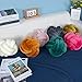 FPYWO Knot Ball Pillow, Hot Pink Knot Pillow, Soft Home Decorative Throw Pillows Handmade Round Plush Knotted Pillow for Bedroom, Sofa, Couch, 8 Inch